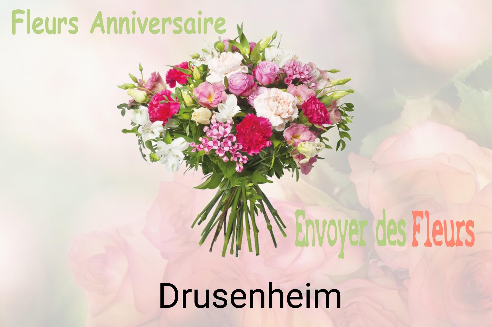 Bouquet de fleurs d’anniversaire livré à Drusenheim